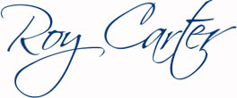 Roy Carter signature